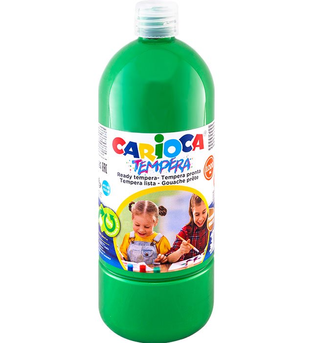 Farba Carioca tempera N 1000 ml (40430/14) zielona
