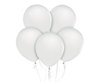 Balony Beauty&Charm, metaliki białe 12"/ 10 szt. /GoDan