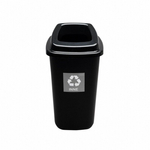 Kosz na Śmieci SORT BIN 90L Czarny INNE  / Plafor