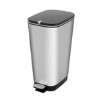 Kosz z Pedałem 50L Chic Metalizowany / KIS 237241
