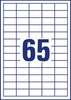 Etykiety Samoprzylepne Economy Europe100 by Avery 38x21,2 65/A4 A'100 No.ELA001
