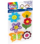 Naklejki filcowe Fiorello GR-NP332 kwiaty_motyl