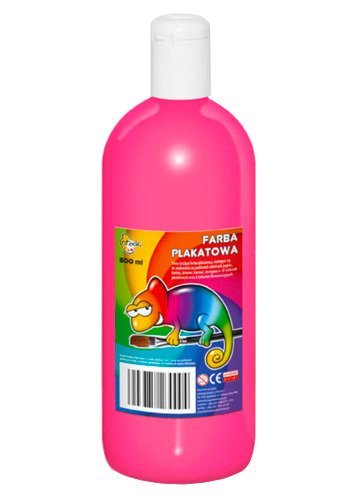 Farba Plakatowa 500ml Fluo Różowa Sweet Colours / Otocki