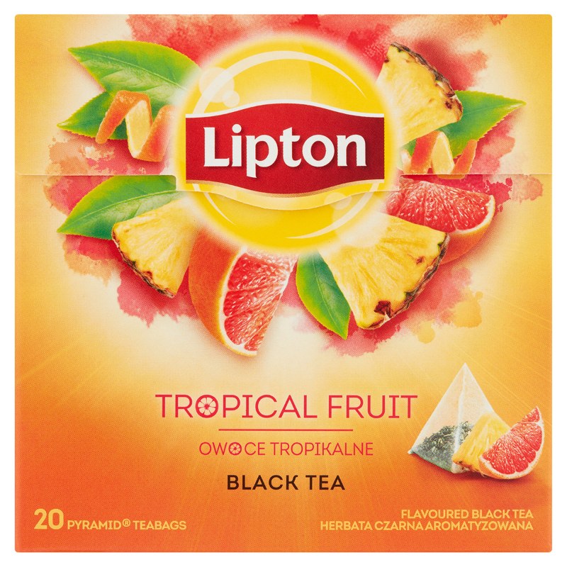 Herbata Lipton Piramidki 20 Torebek Owoce Tropikalne