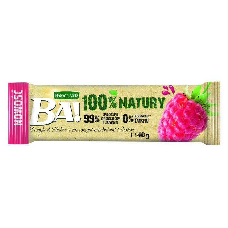 Baton Zb. Ba! Daktyle I Malina Z Praż. Arach. I Zb. Bakalland 40G