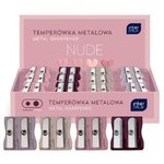 Temperówka podwójna metalowa NUDE