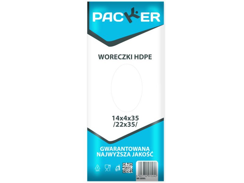 Woreczki HDPE 14/4/35 (D)  /Packer