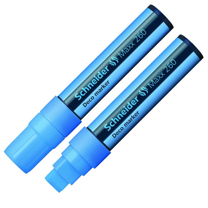 Marker Kredowy Schneider Maxx 260 Deco 5-15 mm Jasnoniebieski