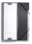 Teczka z Gumkami A4 PP 5 Przegródek Antracytowy /Durable 247557