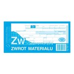Zw Zwrot Materiału Jednopozycyjny 1/3 A4 80k /MiP