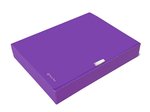 Teczka A4 box neon 55 mm fioletowa / Panta Plast