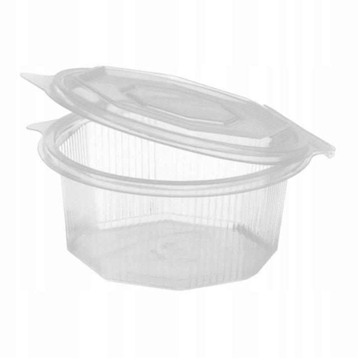 Pojemniki z pokrywką PP 1000 ml ośmiokąt 50szt.  /Papstar