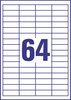 Etykiety Samoprzylepne Economy Europe100 by Avery 48,5x16,9 64/A4 A'100 No.ELA050