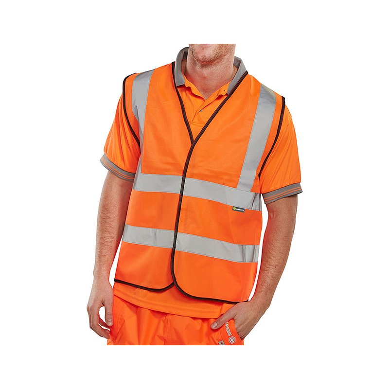 Kamizelka Ostrzegawcza Beeswift Rozm. 4XL Pomarańczowa   /BEESWIFT