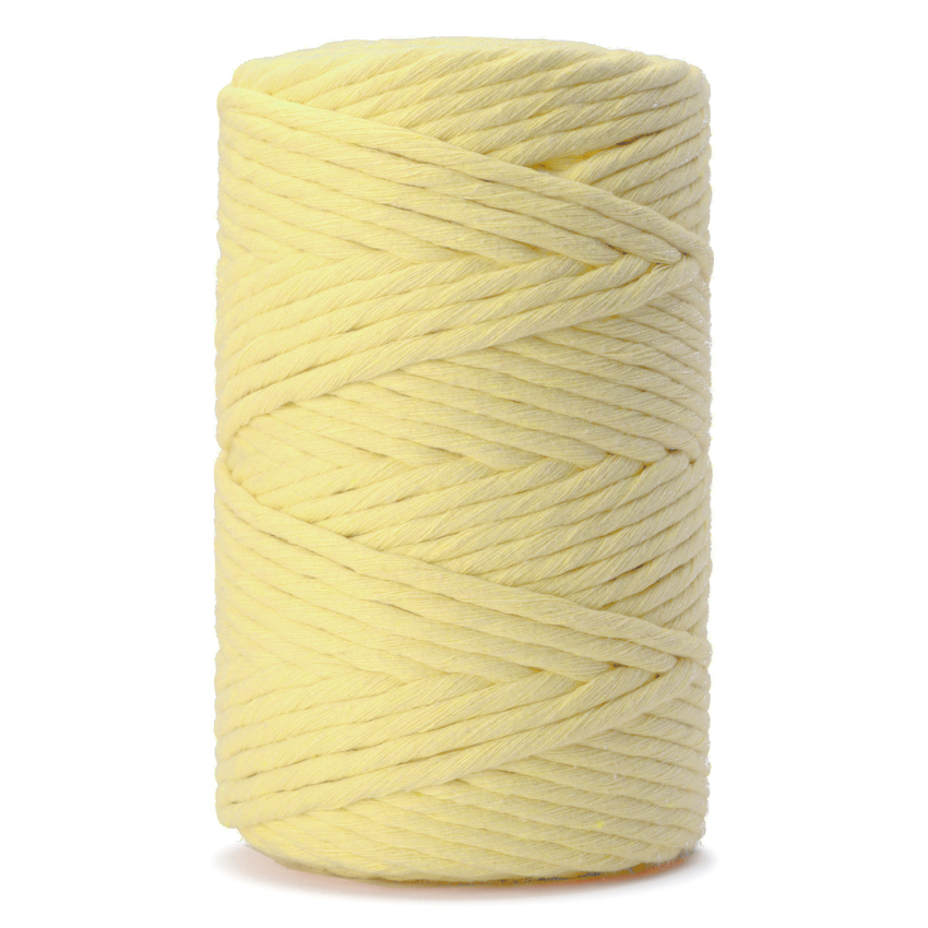 Sznurek Bawełniany Skręcany 3mm 100m Bananowy / DpCraft