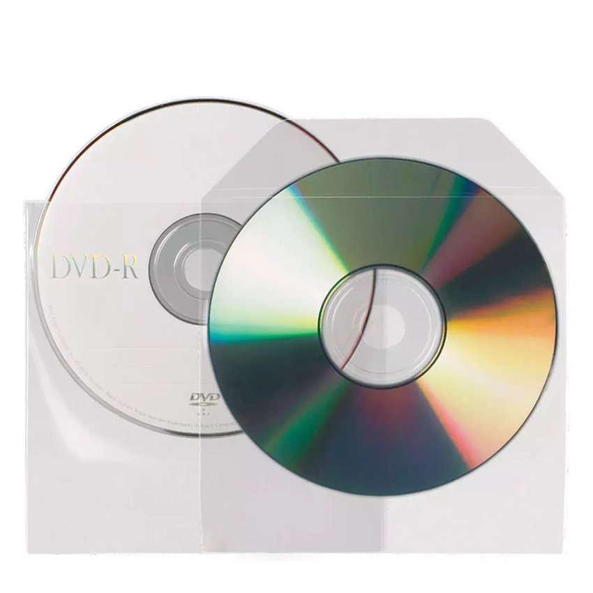 Kieszeń Djois X 3L 25 Szt. Na Cd/Dvd Z Klapką 125X128Mm