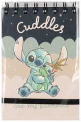 Kołonotes A6 z Gumką 96k Kratka Disney Stitch /Beniamin