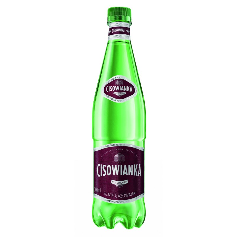 Woda Cisowianka Silnie Gazowana Butelka Plastikowa 0,7L