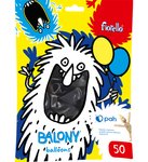 BALONY 10″ METAL CZARNY Fiorello 50 szt.