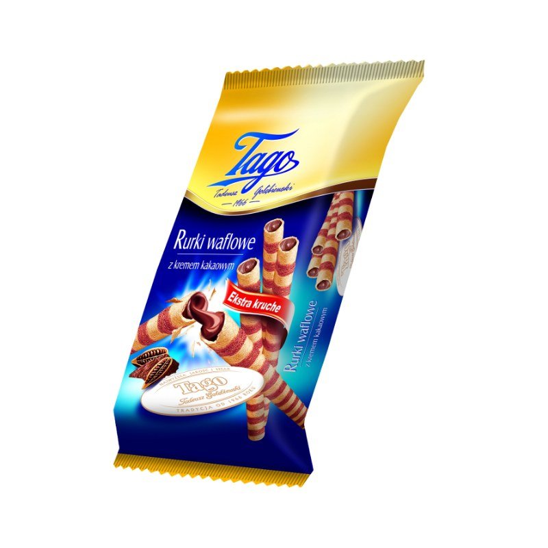 Rurka Waflowa Z Kremem Kakaowym Tago 150g