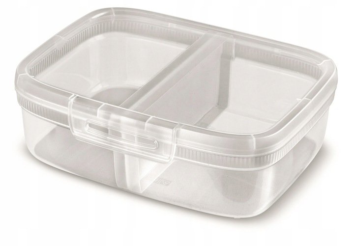 Pojemnik Na Żywność z Przegrodą Snap Box 3,3l Transparentny /Curver 252944