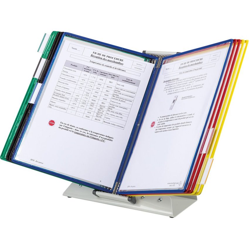 Biurkowy System Prezentacyjny Tarifold A4 +30 Paneli Prezentacyjnych Mix Kolorów