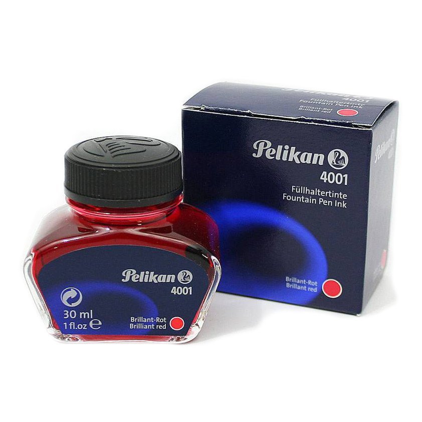 Atrament Pelikan 4001 30ml Czerwony