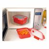 Pojemnik Na Żywność Prostokątny Smart Micro-Wave Steamer 1,2L Czerwony / Curver 232584