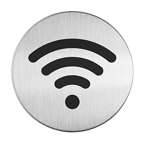 Zasięg Sieci Bezprzewodowej WiFi Piktogram Okrągły /Durable 478523