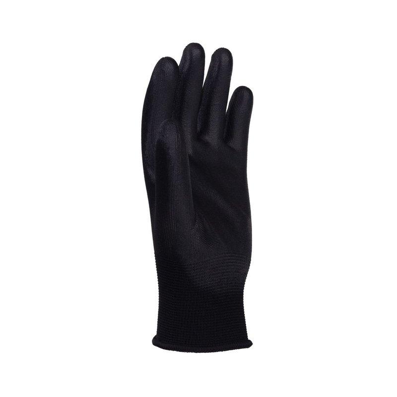 Rękawice Donau Safety Pu Black Kat. II Rozm. 10 Czarne  /DONAU SAFETY