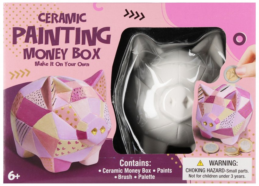 Zestaw Do Malowania 3D Skarbonka Świnka /Mega Creative