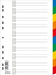 Przekładki PP A4 Kolorowe 10k /Donau