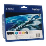 Brother LC985 Cyan/Magenta/Yellow/Czarny Komplet (Oryg.)