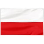 Flaga Polski 75x120cm z Tunelem