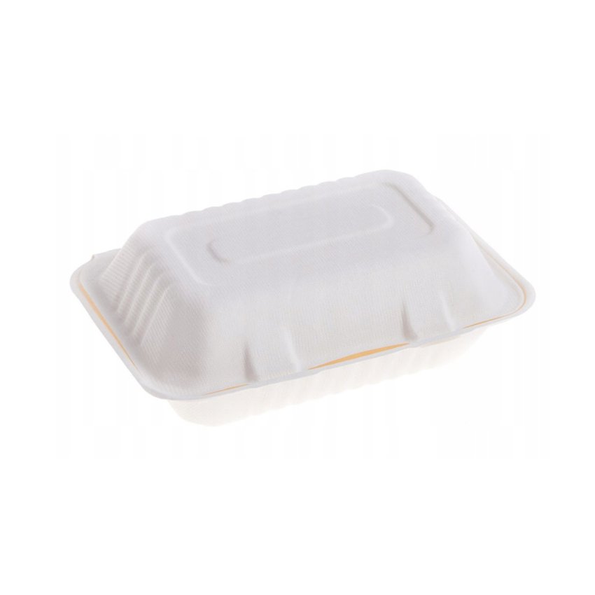 Pojemnik z Trzciny Cukrowej Menubox Półobiad 23x15,8cm A'50 /LoveNature