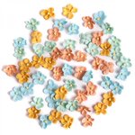 Kwiaty Papierowe 2cm 60szt. Pastelowe / DpCraft