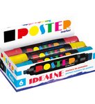 POSTER Marker GR-1712K FIORELLO 6 kol.(5+1gratis)