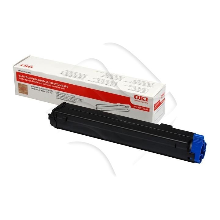 Toner OKI [43979102] B410/B430/B440/MB460/MB470/MB480 Czarny (Oryg.)