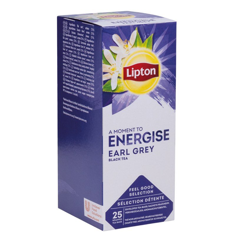 Herbata Lipton Energise Earl Grey 25 Torebek