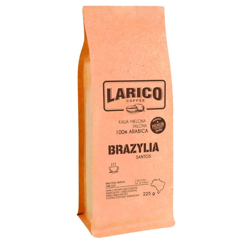Kawa Larico Brazylia Santos Mielona 225g