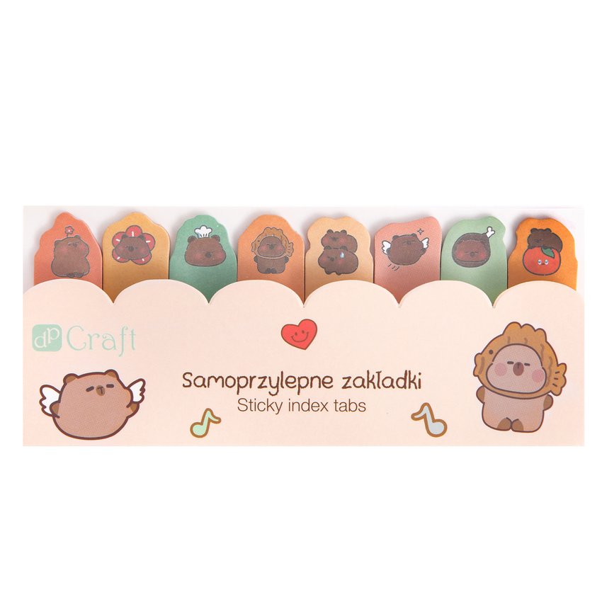 Zakładki Indeksujące 8szt. Kapibara /DpCraft