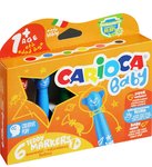 Pisaki Carioca Misiaki Baby Jumbo antybakteryjne 06 kol. (42815)