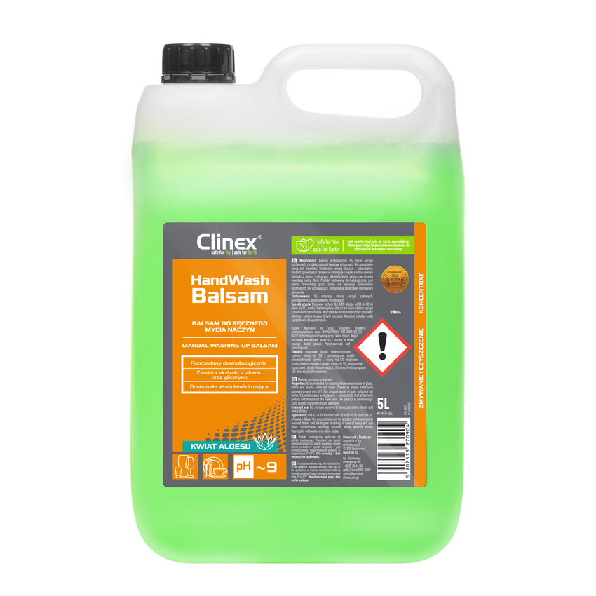 Balsam do ręcznego mycia naczyń Clinex Hand Wash Balsam 5l 77-052