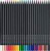Kredki Trójkątne Black Edition 24 Kol.Opakowanie Metalowe Faber-Castell