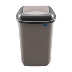 Kosz Na Śmieci Quatro Kwadratowy 12L Uchylny Mocca /Plafor