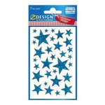 Naklejki Ozdobne Foliowe Avery ZDesign No.52259 Gwiazdki Niebieskie