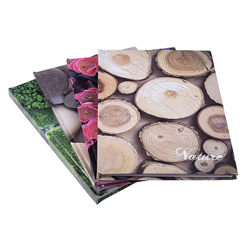 Brulion Nature, A5, w linie, 96 kart., mix /  OFFICE PRODUCTS