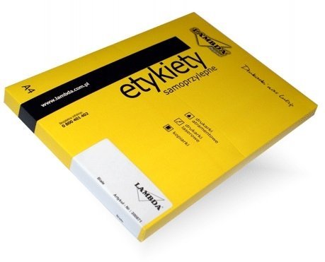 Etykiety Samop. 70x37 24/A4 A'100 /Lambda