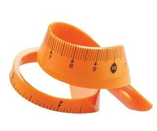 Linijka 20cm Elastyczna BL020-PB Pomarańczowa /Tetis