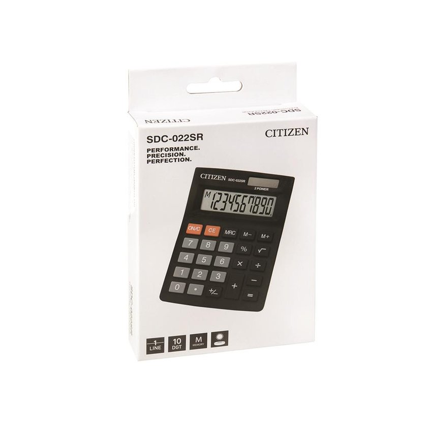 Kalkulator Citizen SDC-022SR Czarny